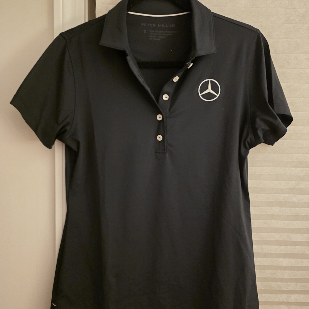 Peter Millar Women's Black Polo Shirt